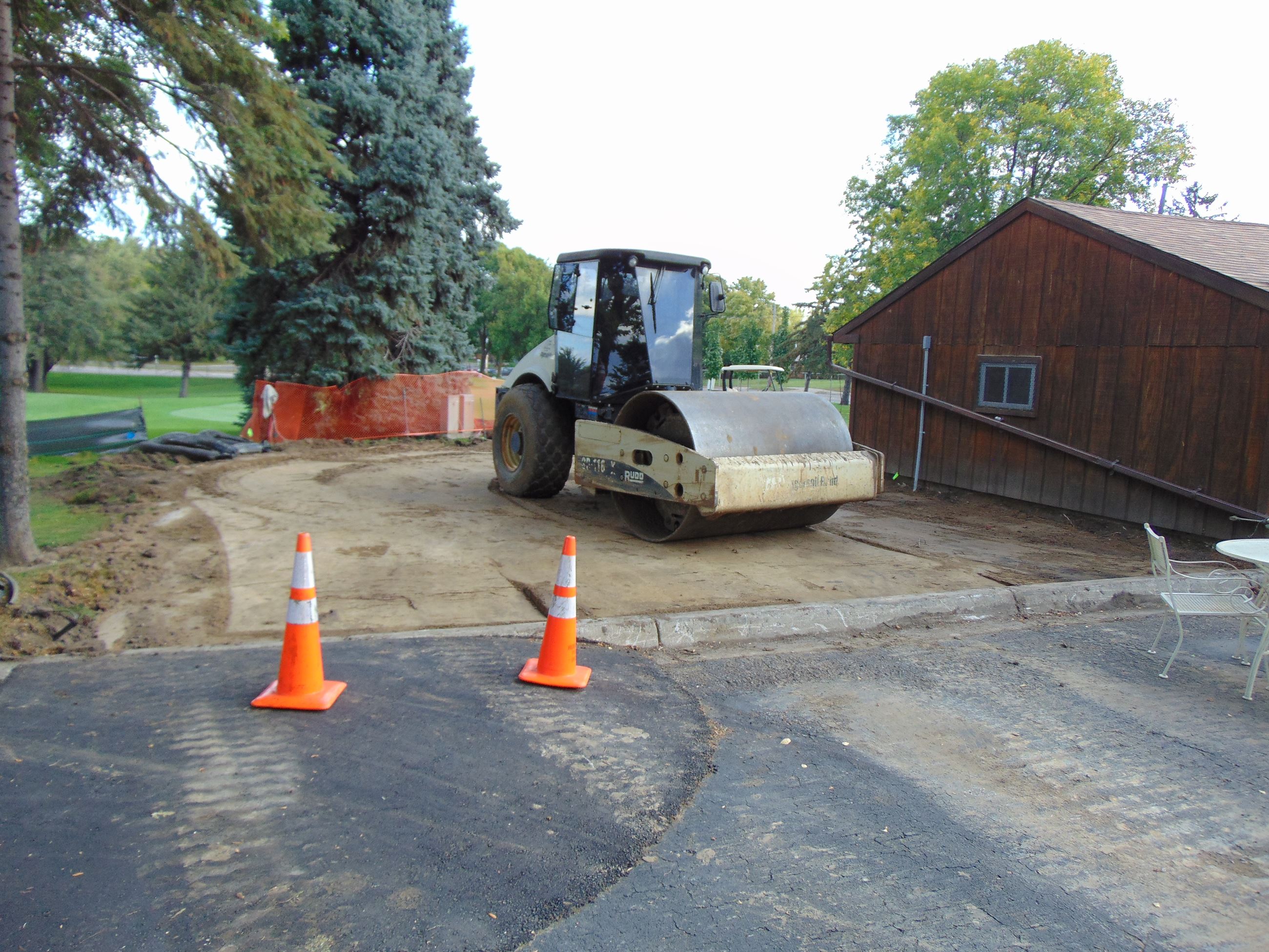 New cart storage building