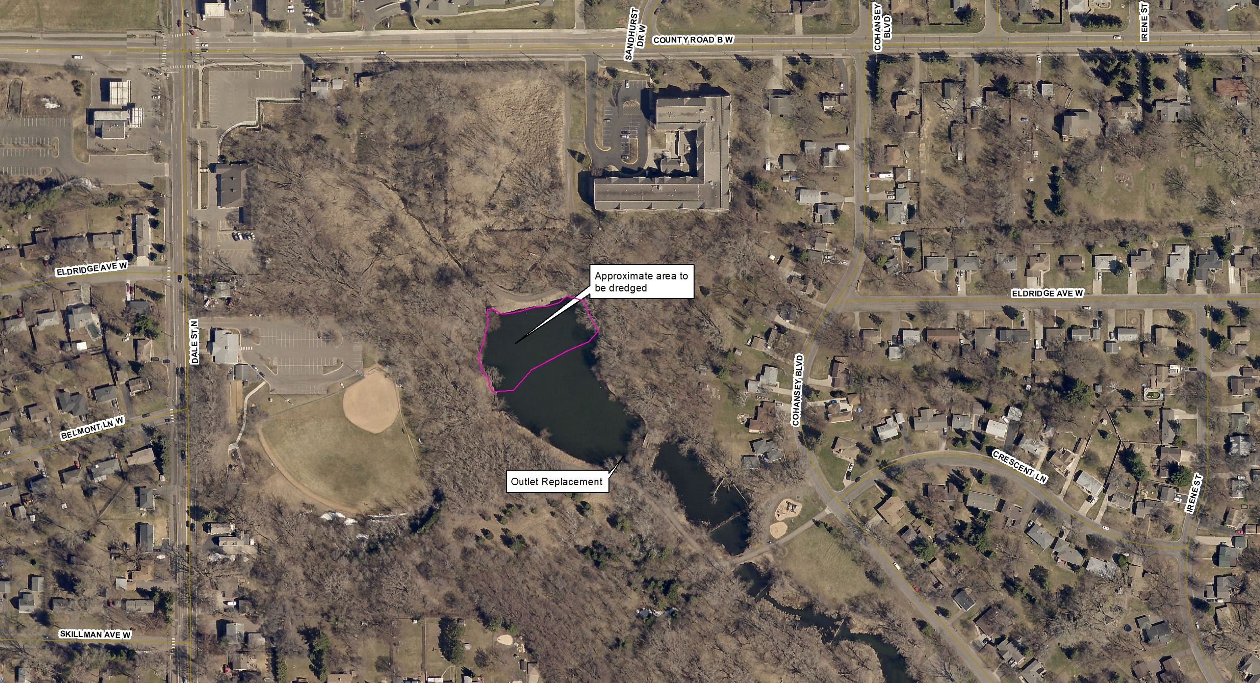 Sediment Pond Location