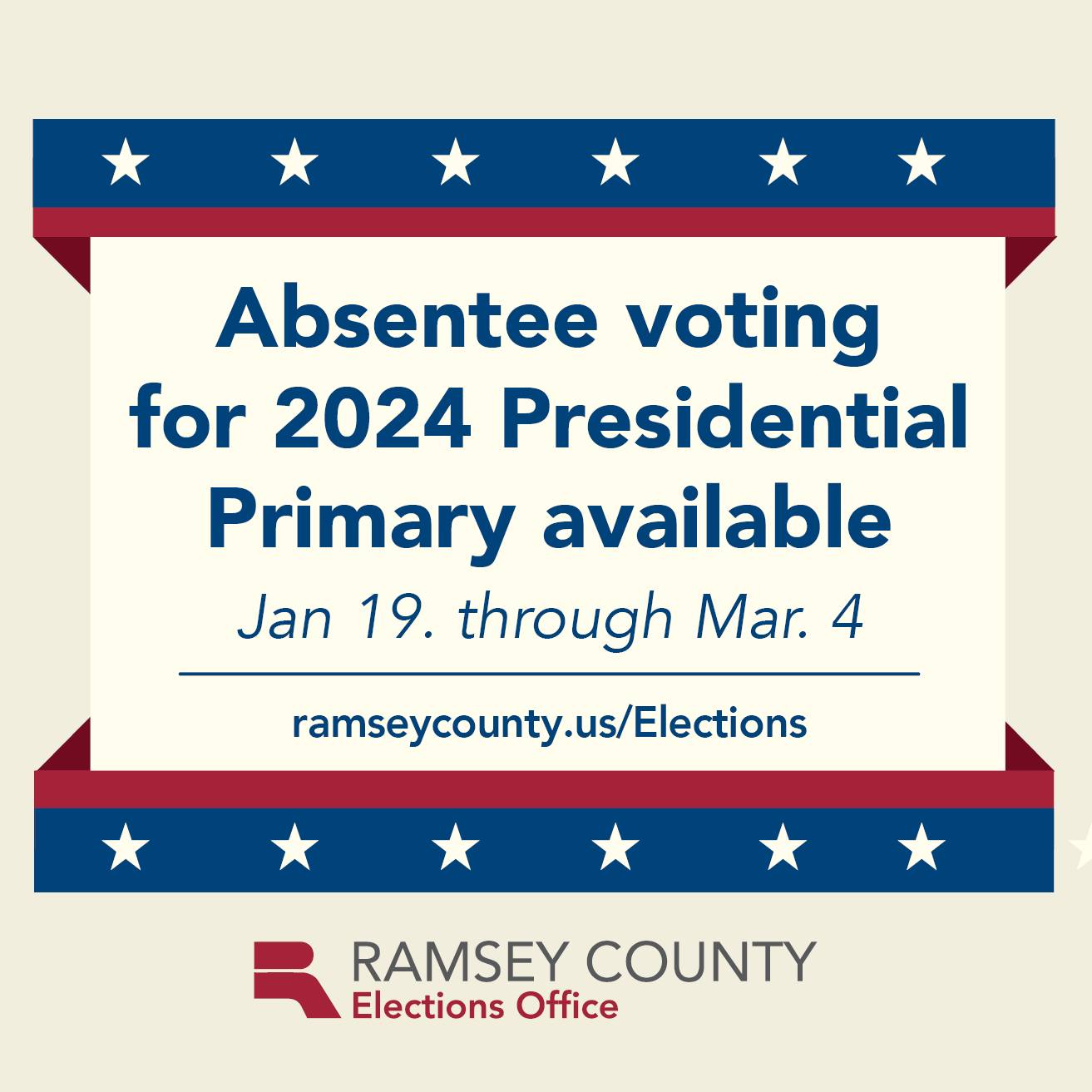Voting begins tomorrow for the presidential primary.