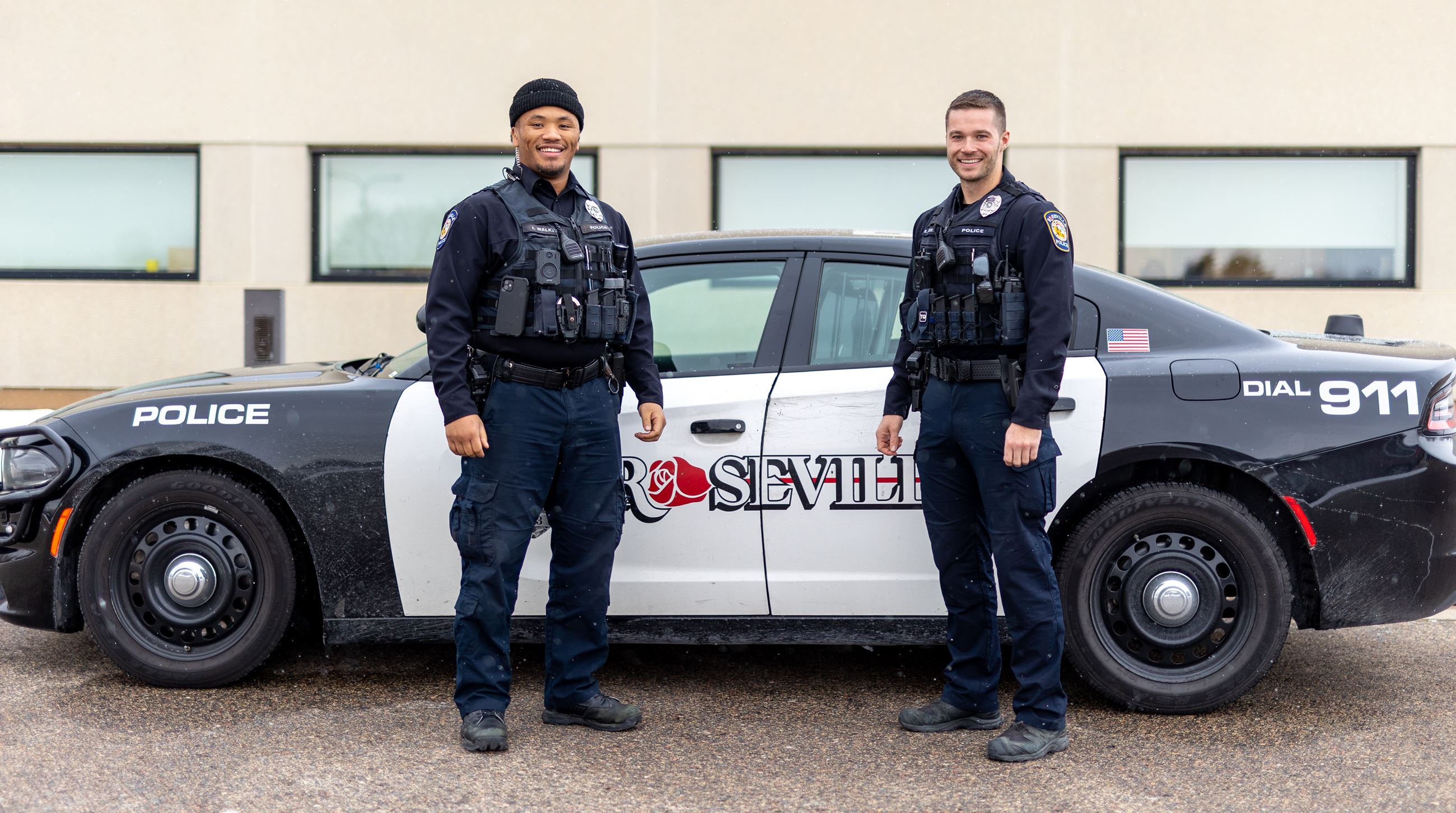 Officer Walker and Duxubury