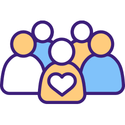 A welcoming and Inclusive icon.