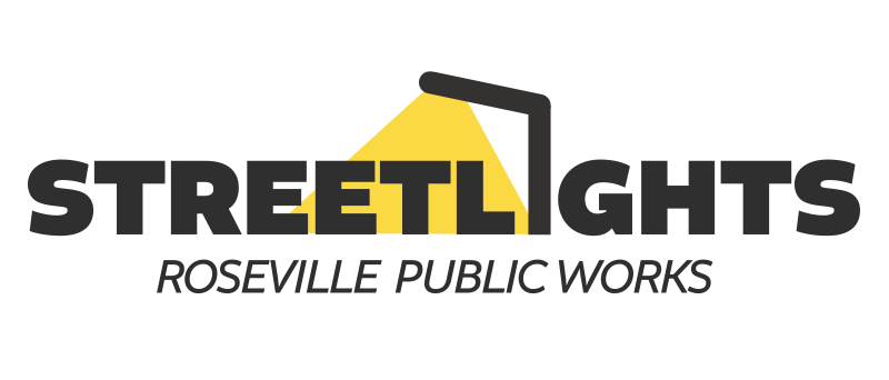 Roseville Public Works Streetlights logo